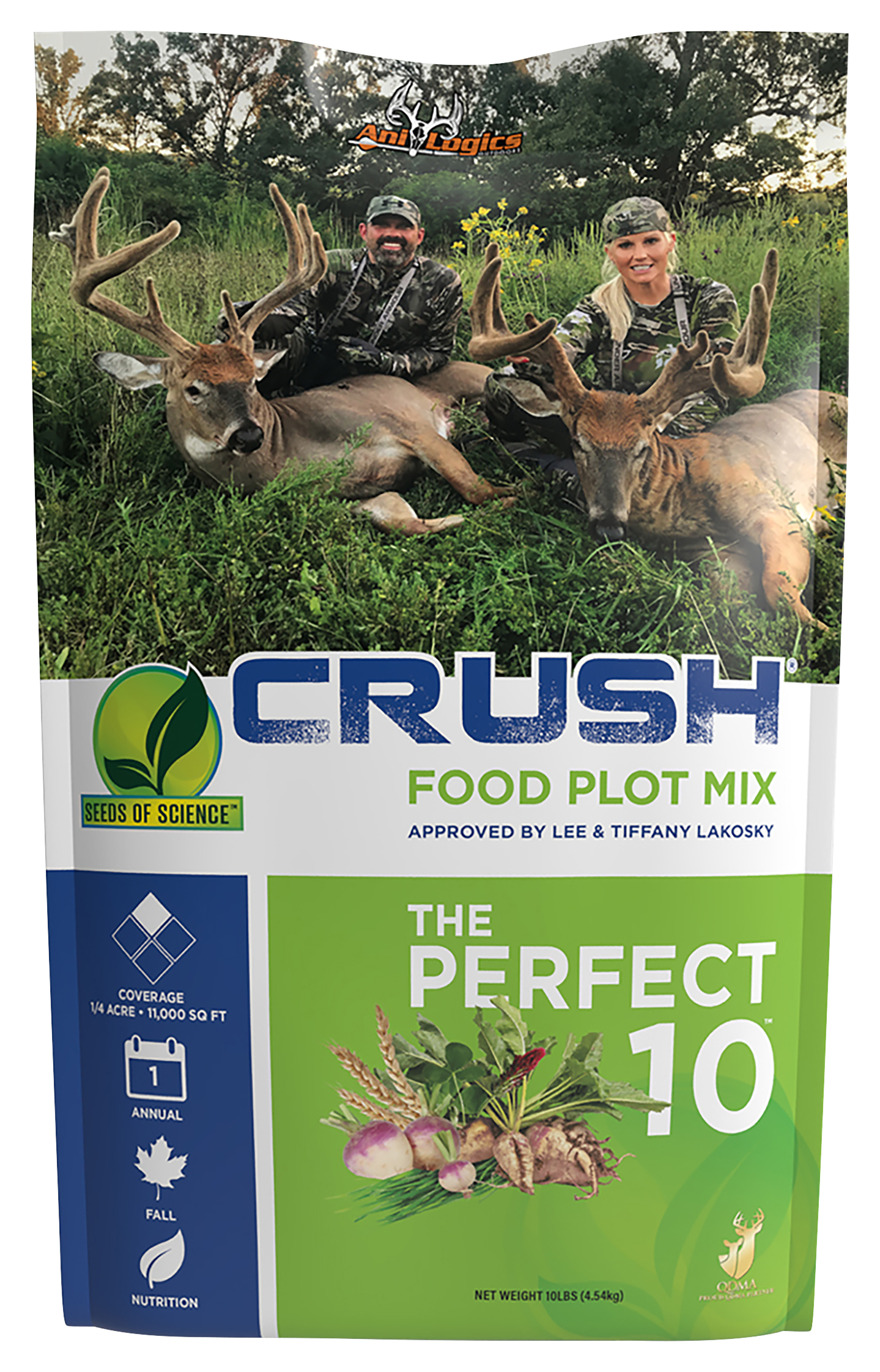 AniLogics Crush The Perfect 10 Deer Food Plot Seed Mix Cabela's
